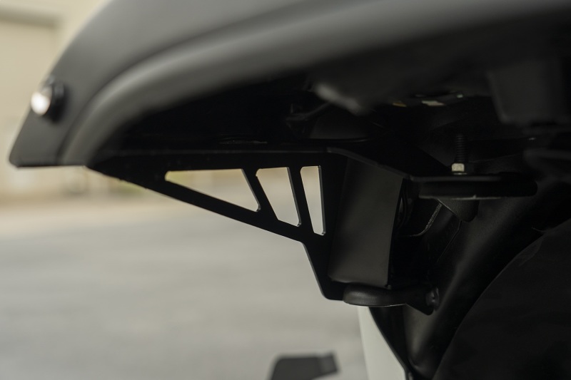 Jeep Wrangler Fender Flare Bracket - Front - Rugged Ridge - Chop Bracket Kit - Matte Black - `18-`22